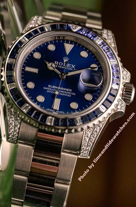 rolex blue sapphire bezel|Rolex submariner blue bezel.